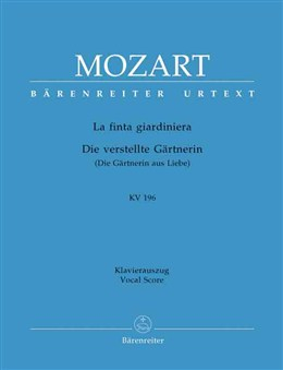 La finta giardiniera (Overture) (K.196) (Urtext). : : (Barenreiter)