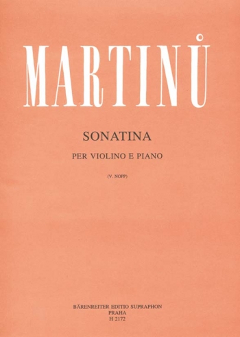Sonatina. : Violin & Piano: (Barenreiter)