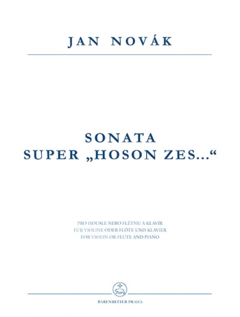 Sonata Super Hoson Zes..." ": Violin & Piano: (Barenreiter)