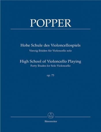 High School of Violoncello Playing.  40 Studies Op.73. : Cello: (Barenreiter)