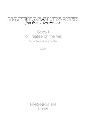 Study I for treatise on the veil (2004). : String Duo: (Barenreiter)