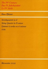 String Quartet in D minor (1886). : String Quartet: (Barenreiter)