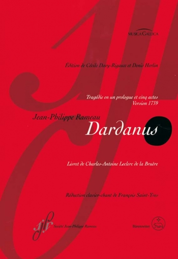 Dardanus (1739) (F) (Urtext). : Vocal Score: (Barenreiter)