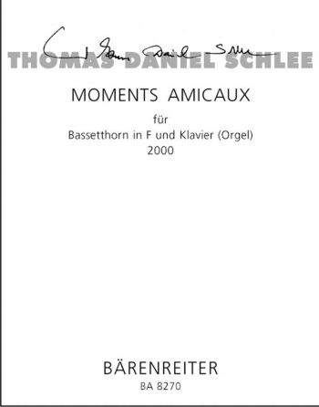 Moments Amicaux Op.50a. : Basset Horn: (Barenreiter)