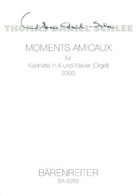 Moments Amicaux Op.50b. : Clarinet & Piano: (Barenreiter)