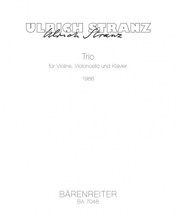 Trio (1986). : Mixed Ensemble: (Barenreiter)