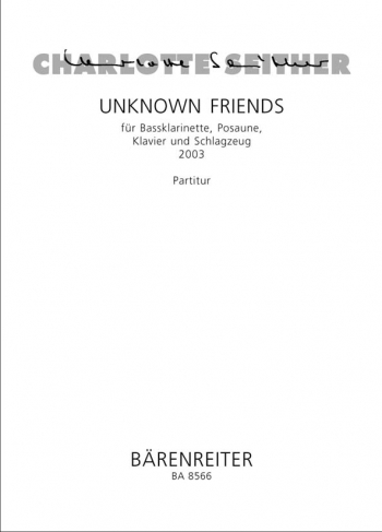 Unknown friends (2003) : Mixed Ensemble: (Barenreiter)