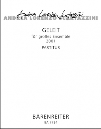 Geleit (2001). : Large Score Paperback: (Barenreiter)