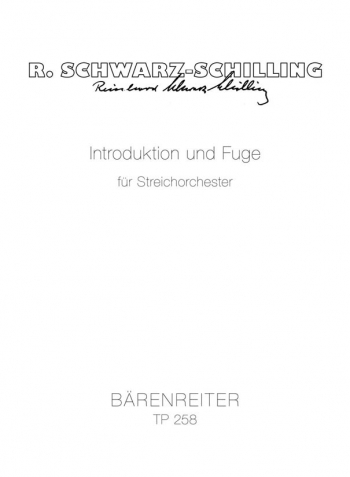 Introduction and Fugue Study score (Barenreiter)