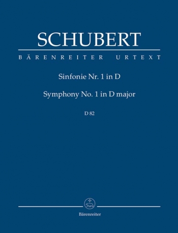 Symphony No.1 in D (D. 82) (Urtext)Study score (Barenreiter)