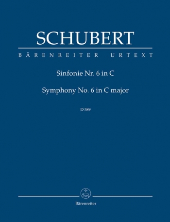 Symphony No.6 in C (D.589) (Urtext)Study score (Barenreiter)