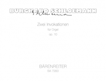 Zwei Invokationen, Op.10/ 1-2 (1969). : Organ: (Barenreiter)