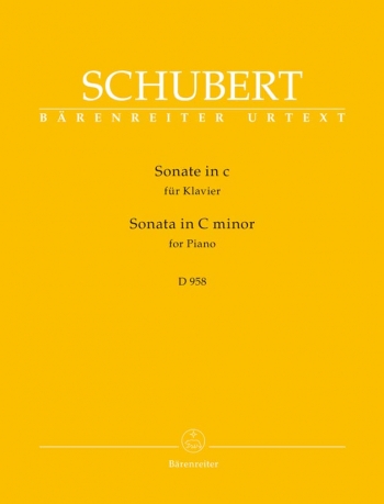 Sonata in C minor (D.958) (Urtext). : Piano: (Barenreiter)
