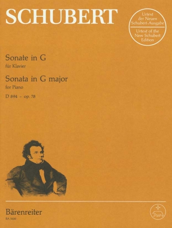 Sonata in G, Op.78 (D.894) (Urtext). : Piano: (Barenreiter)