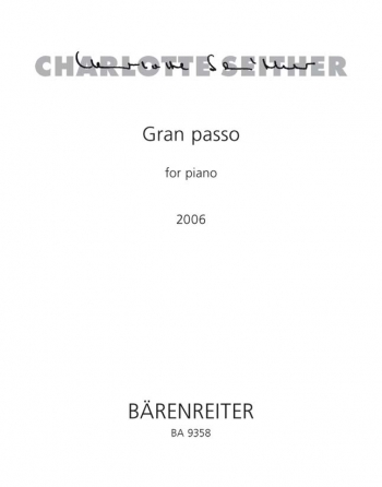 Gran passo (2006). : Piano: (Barenreiter)