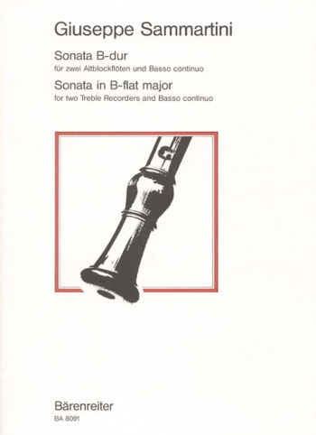 Trio Sonata in B-flat. : Recorder Ensemble: (Barenreiter)