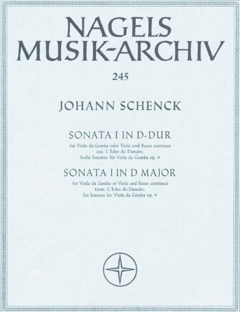 Sonata in D, Op.9/ 1 from: L'Echo du Danube. : Viola da gamba: (Barenreiter)