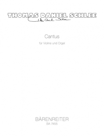 Cantus. : Violin & Piano: (Barenreiter)