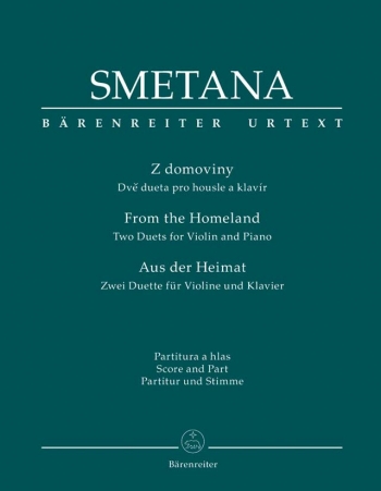From the Homeland.  Two Duets for Violin and Piano (Urtext). : Violin & Piano: (Barenreiter)