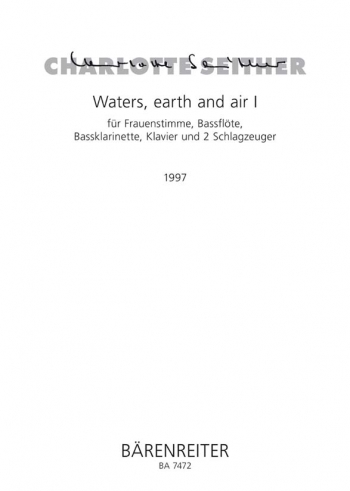 waters, earth and air I (1997). : Voice: (Barenreiter)