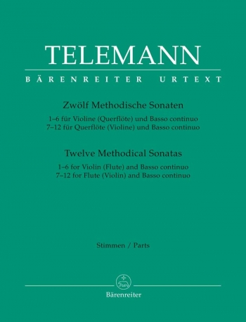 Methodical Sonatas (12) (Urtext) (complete). : Flute & Piano: (Barenreiter)