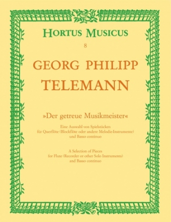Pieces (from Der getreue Musikmeister) (TWV 41: D4, D5, G5, E3, h2) : Flute & Piano: (Barenreiter)