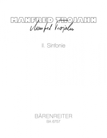 Symphony No.2 (1978). : Study score: (Barenreiter)