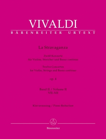La Stravaganza, Op.4 (Nos. 7-12) (Urtext). : Violin & Piano: (Barenreiter)