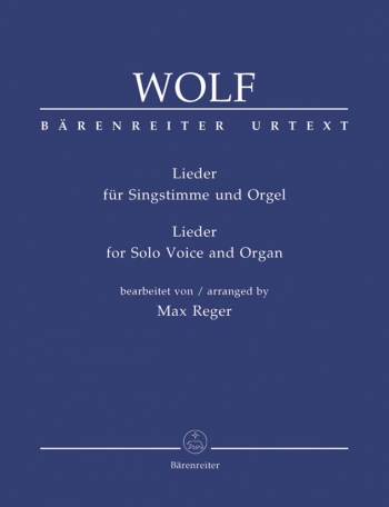 Sacred Songs for Solo Voice and Organ arranged by Max Reger (G) (Urtext).: Voice: (Barenreiter)