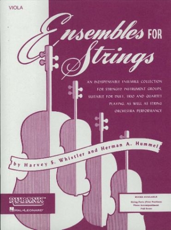 Ensemble For Strings - Viola (Harvey S. Whistler & Herman Hummel)