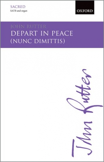 Depart in Peace: SATB & organ: (OUP)