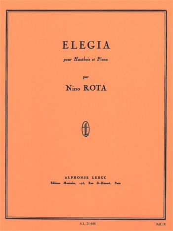 Elegia: Oboe & Piano (Leduc)