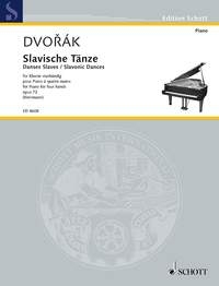 Slavonic Dances: OP.72 Piano Duet (Schott)