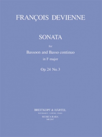 Sonate In F Op. 24 Nr. 3: Bassoon & Piano