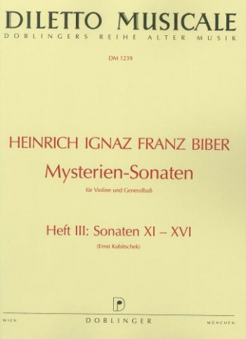 Mystery Sonatas. Vol.3 Sonatas 11-16: Violin & Piano