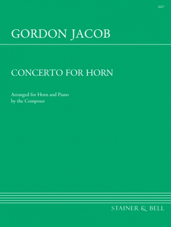 Concerto For Horn And Strings. Transcribed For Horn & Piano  (S&B)