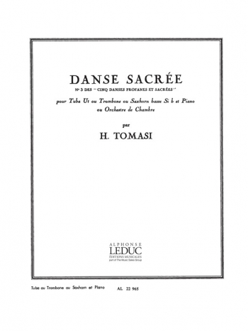 Danse Sacrée (C Or B Flat) Tuba & Piano (Leduc)