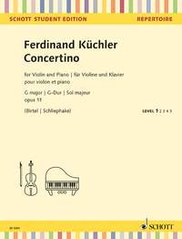 Concertino G Op.11: Violin & Piano (Schott)