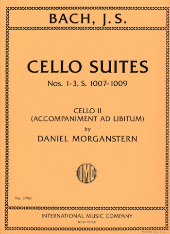Cello Suites Nos. 1-3 Cello 2 Accompaniment Ad Lib