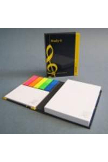 Study-it; Sticky Notes (25 And 100 Sheets) With Marker Set In 5 Colours