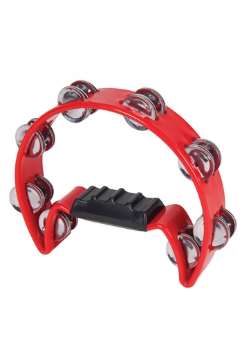 Tambourine - 1/2 Moon Red: PP Percussion