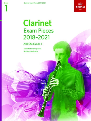 OLD STOCK SALE  - ABRSM Clarinet Exam Grade 1 2018–2021: Pieces & Download