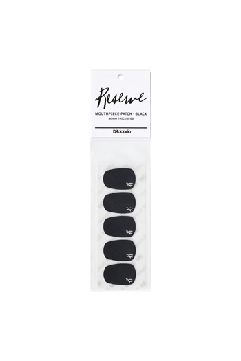 Mouthpiece Patch - Black - .8mm D'Addario Reserve (5 Pack)