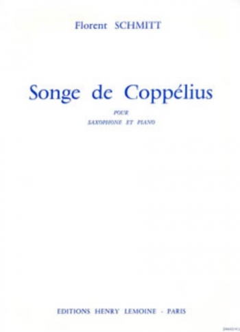 Song De Coppelius: Tenor Saxophone & Piano (Lemoine)