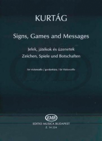 Signs Games And Messages For Cello (EMB)