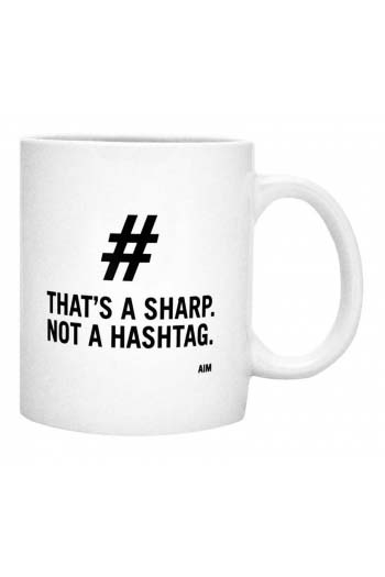 That's A Sharp Not A Hashtag Mug