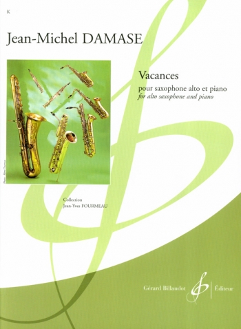 Vacances For Alto Saxophone & Piano (Billaudot)