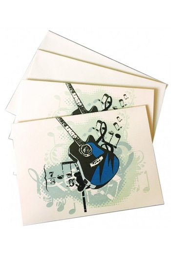 Notecard Boxes:  Guitar