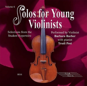 Solos For Young Violinists Vol.6 Violin CD Only (Barber)
