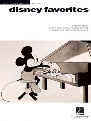 Disney Favorites: Jazz Piano Solos Series Volume 51
